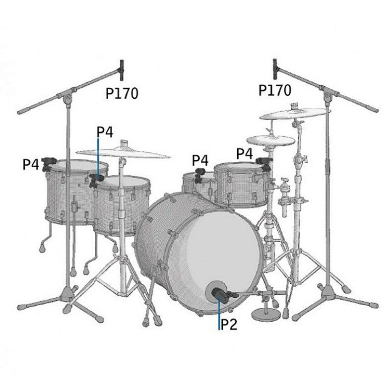 Мікрофон інструментальний AKG DRUMSET SESSION 1