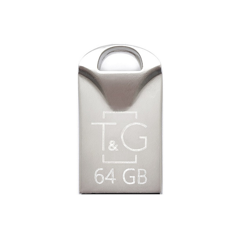 Флеш-накопитель USB 64GB T&G 106 Metal Series Silver (TG106-64G)