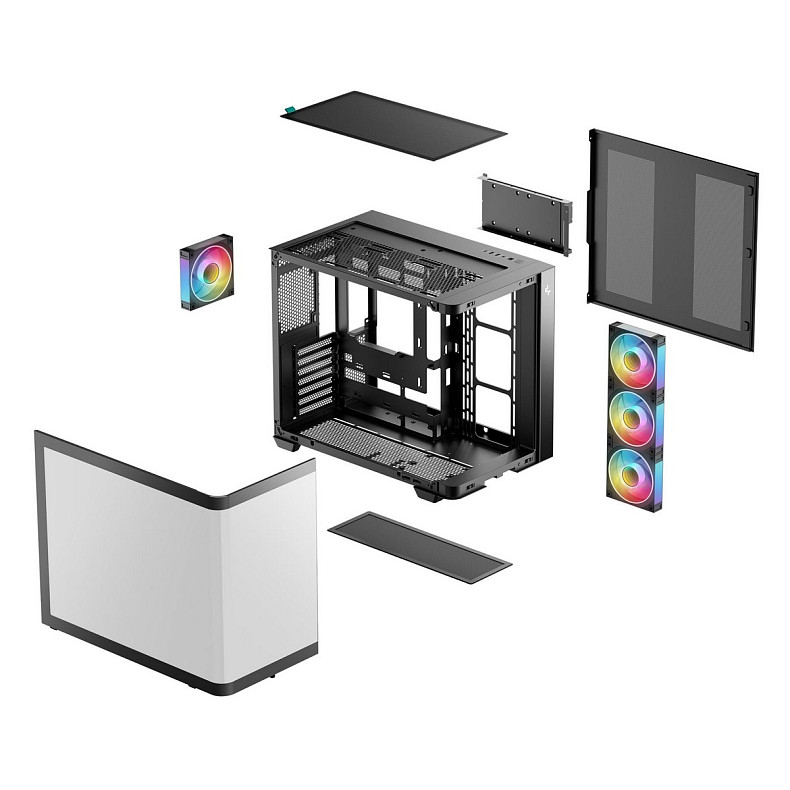 Корпус DeepCool CG530U 4F Black (R-CG530U-BKAGA4-G) без БП