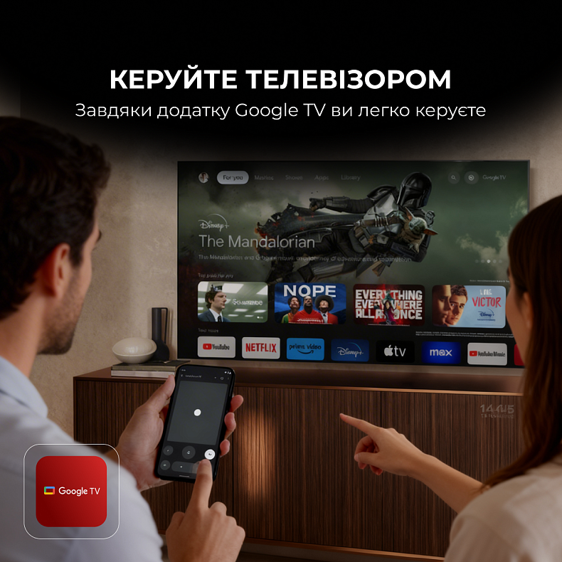 Телевізор Sharp 4T-C55FQ5EM2AG