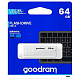 Флеш-накопичувач  64GB GOODRAM UME2 White (UME2-0640W0R11)