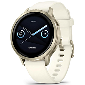 Смарт-часы GARMIN Venu 4 41 mm Lunar Gold with Bone Silicone Band (010-03013-00)