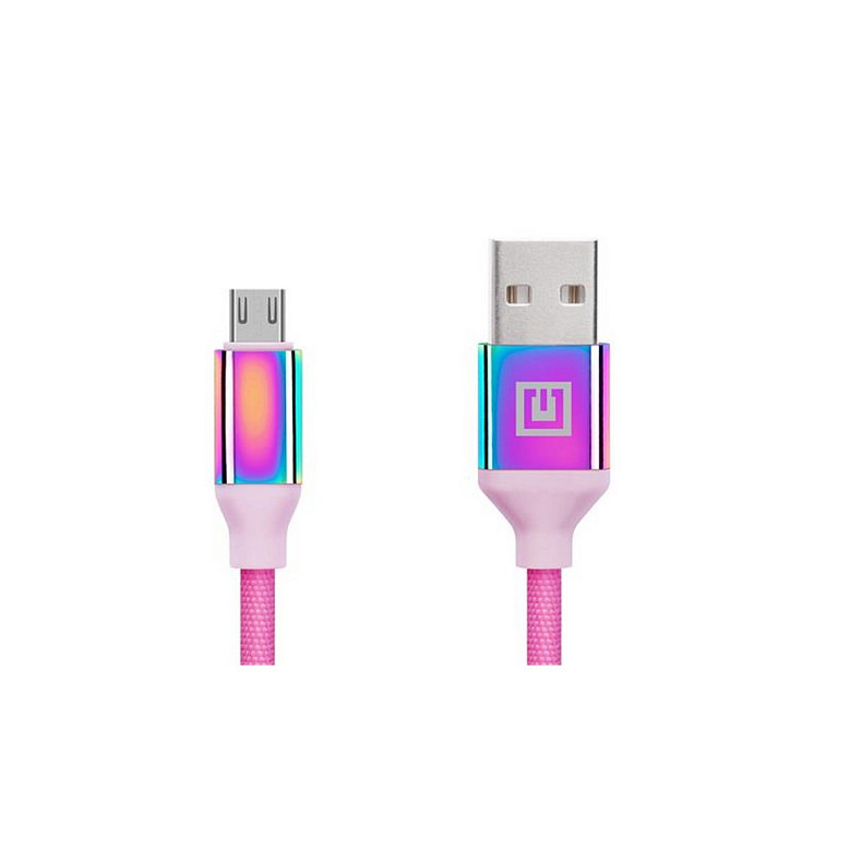 Кабель REAL-EL Premium Rainbow USB-microUSB 1m (EL123500052)