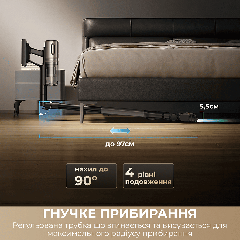 Беспроводной пылесос Dreame Z40 TangleCut Flex+