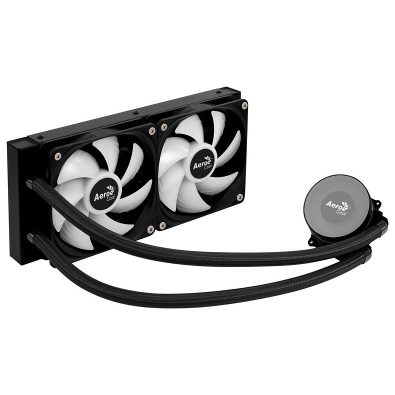 Система водяного охлаждения AeroCool Oasis L240 Black (ACLA-OA24117.11)