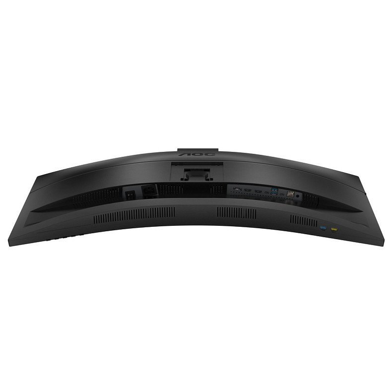 Монітор AOC 34" CU34E4CW, WQHD, VA, 120Гц, вигн., 2xHDMI, DP, USB-C, RJ-45, USB-hub,cam,HAS, кол.