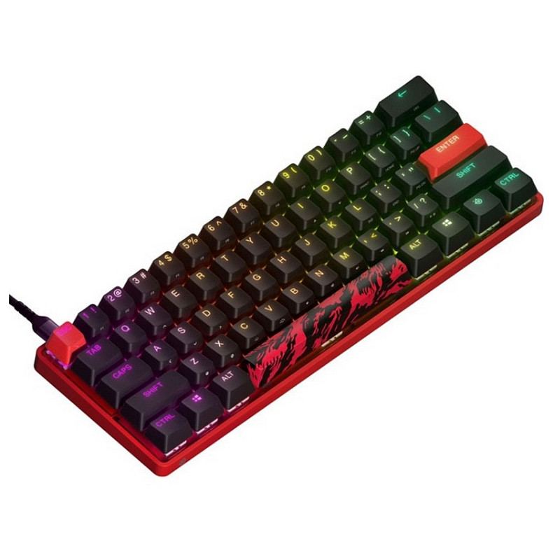 Клавиатура оптическая SteelSeries Apex 9 TKL RU OptiPoint Mini Faze Clan