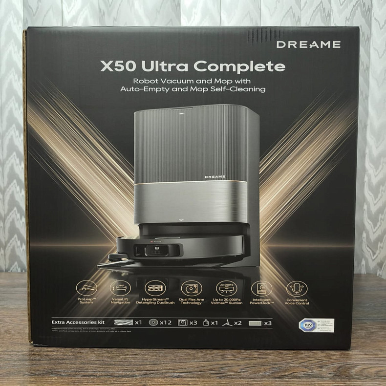 Робот-пылесос моющий Dreame X50 Ultra Complete Black - Уценка