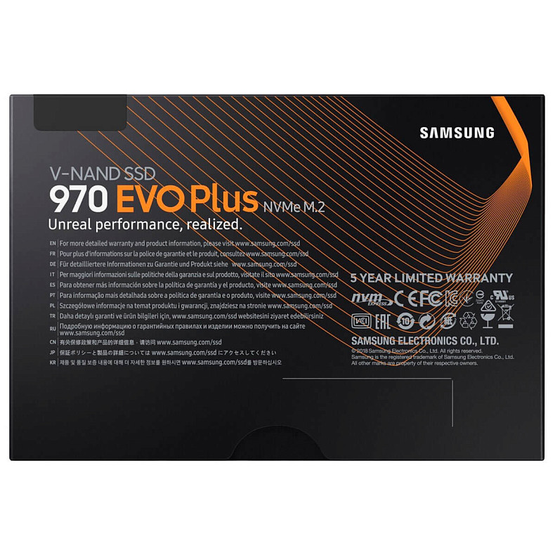 SSD диск Samsung 970 EVO Plus 250GB M.2 PCIe 3.0 x4 V-NAND MLC (MZ-V7S250BW)