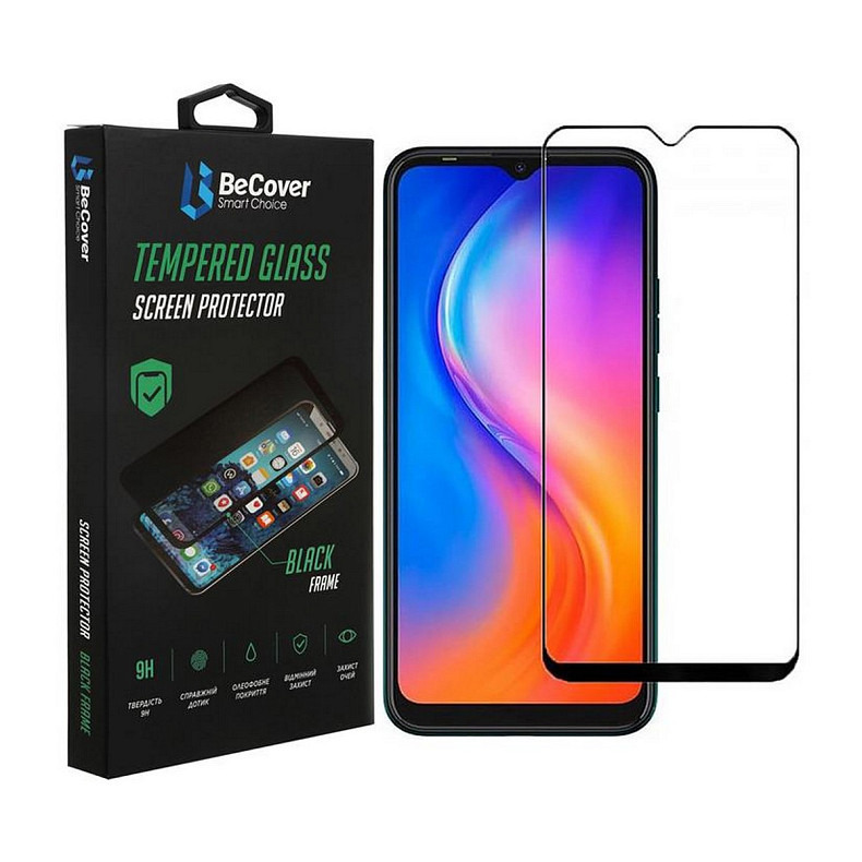 Защитное стекло BeCover для Umidigi A13 Pro Black (708387)