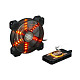 Комплект Вентиляторів Frime RGB + Fun hub + ДУ Frime Iris Flicker KIT (IRISFLICKERKIT)