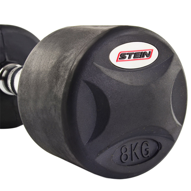 Гантель обрезиненная Stein 8 кг