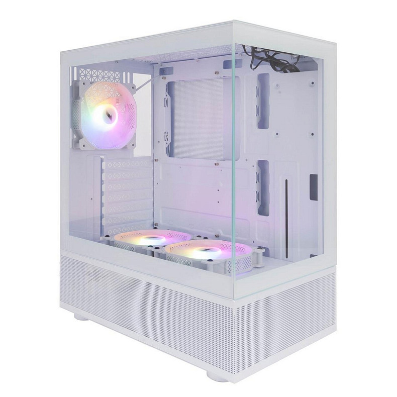 Корпус 1stPlayer Mi7-A-WH-2F7R-W-1F7-W White без БП