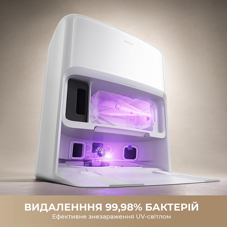 Робот пылесос MOVA V50 Ultra Complete Black EUA