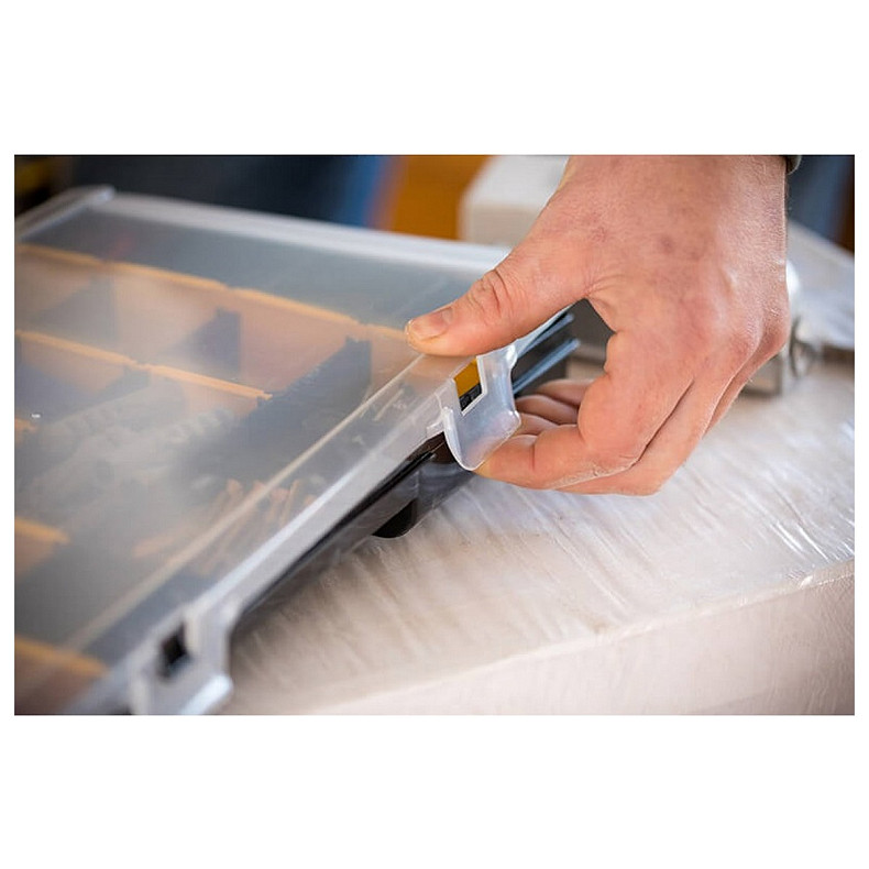 Органайзер Stanley, 22 отделения, регулируемые перегородки, 4.8х35.7х22.9см, пластик