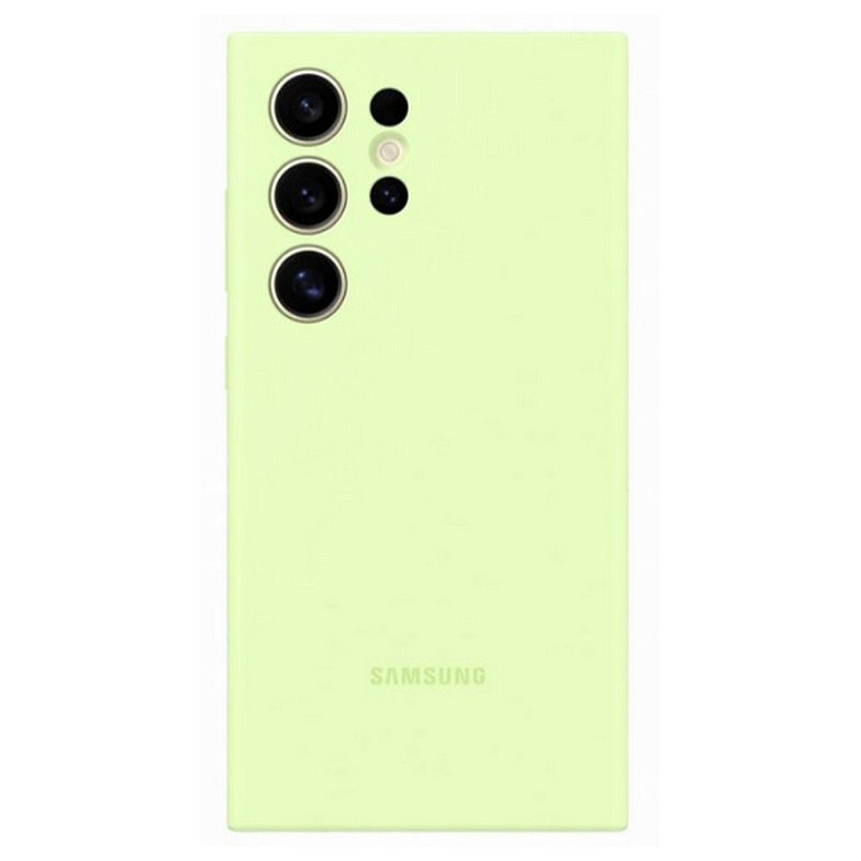 Чохол SAMSUNG для S24 Ultra Silicone Case Light Green EF-PS928TGEGWW