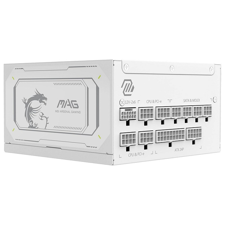Блок питания MSI MAG A1000GL PCIE5 White 1000W