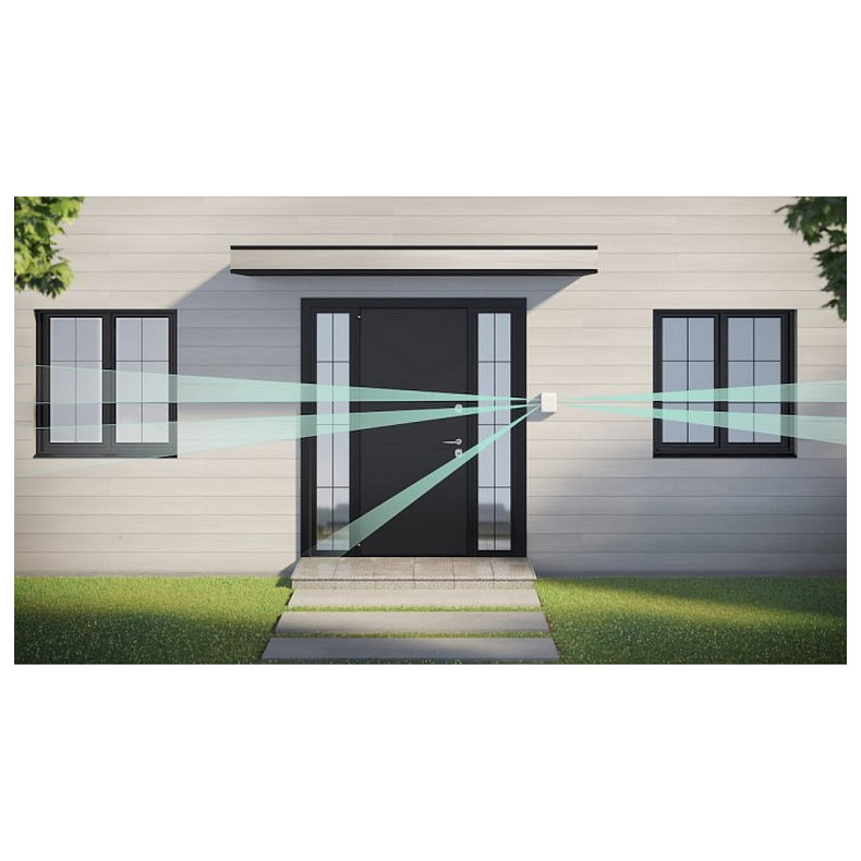 Беспроводной датчик движения "штора" Ajax DualCurtain Outdoor белый