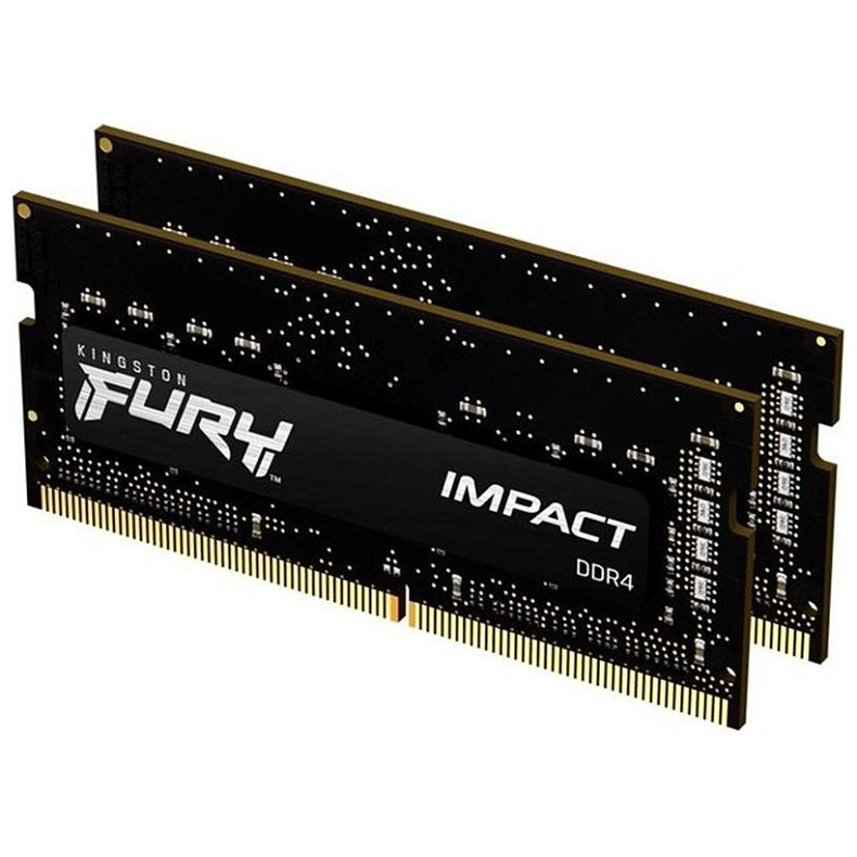 ОЗУ Kingston Fury Impact SO-DIMM DDR4 2x8GB 2666 MHz (KF426S15IBK2/16)