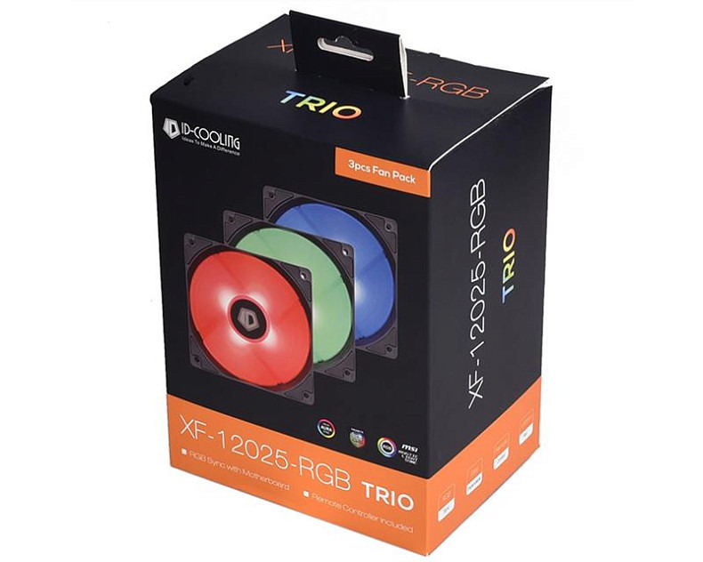 Вентилятор ID-Cooling XF-12025-RGB-TRIO (3pcs Pack)