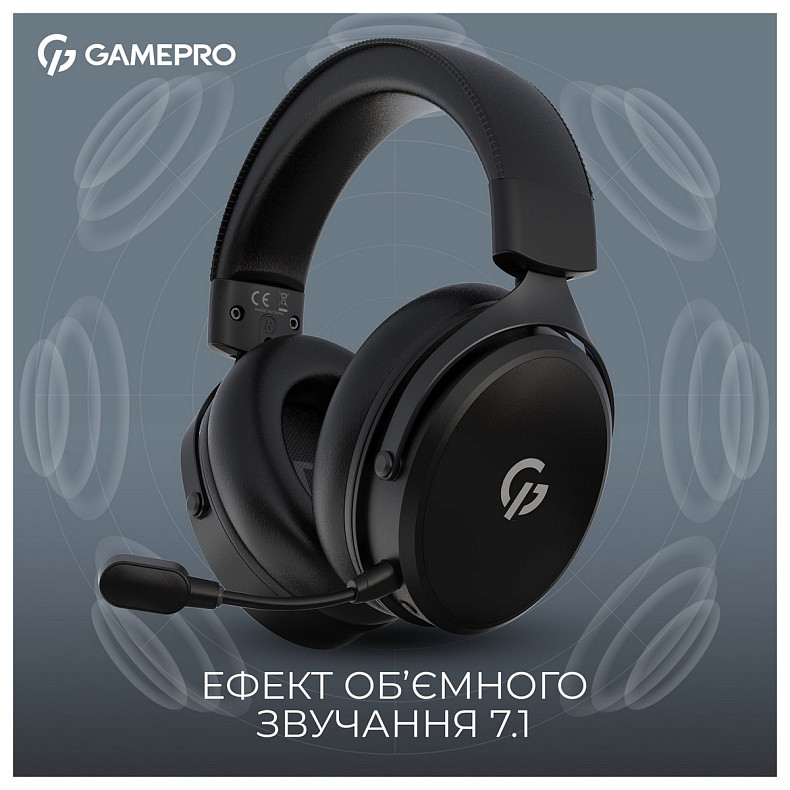 Гарнітура GamePro Asgard Skadi Black (HSW191B)