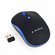 Мишка Gembird MUSW-4B-03-B Black/Blue USB