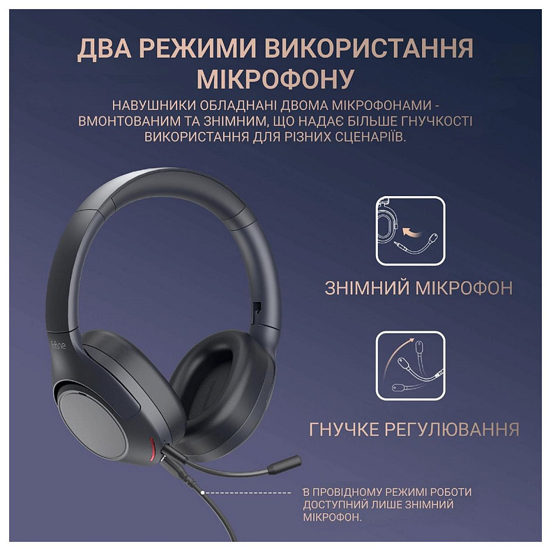 Гарнитура Fifine X3 Black