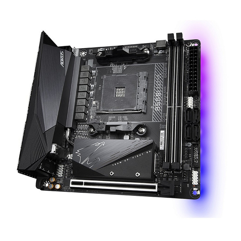 Материнская плата Gigabyte B550I Aorus Pro AX Socket AM4