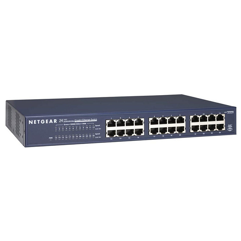 Коммутатор NETGEAR JGS524v2 24x1GE, неуправляемый