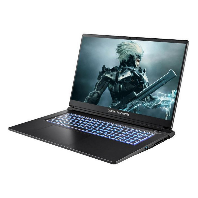 Ноутбук Dream Machines RT5050-17 17.3FHD IPS, AMD AI 7350, 32GB, F2TB, NVD5050-8, DOS, черный