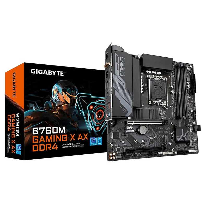 Материнская плата Gigabyte B760M Gaming X AX DDR4 Socket 1700