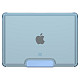 Чехол UAG для Apple MacBook AIR 13' 2022 Lucent, Cerulean