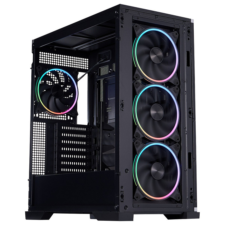 Корпус 1stPlayer IF8-BK-4FO7-14 Black