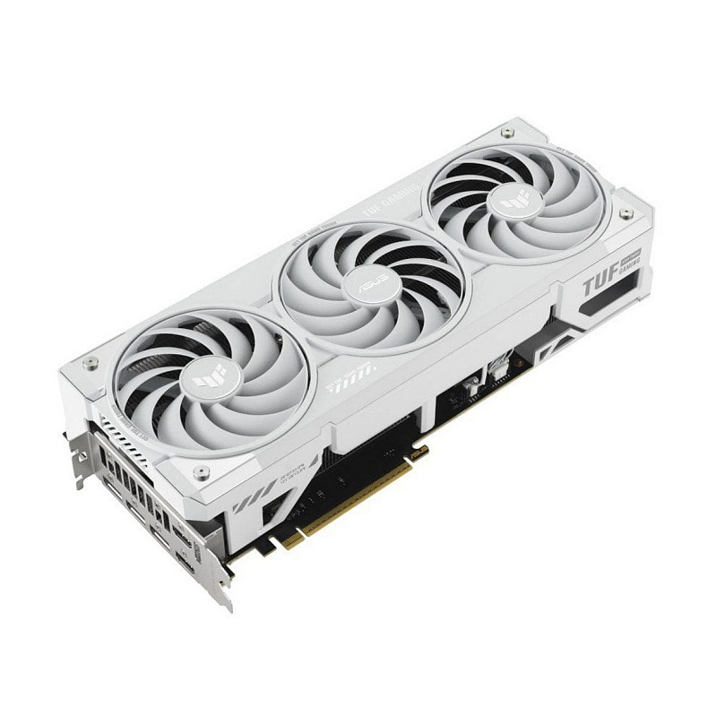 Відеокарта ASUS GeForce RTX 5070 Ti TUF Gaming OC White 16GB GDDR7 (TUF-RTX5070TI-O16G-WHITE-GAMING)