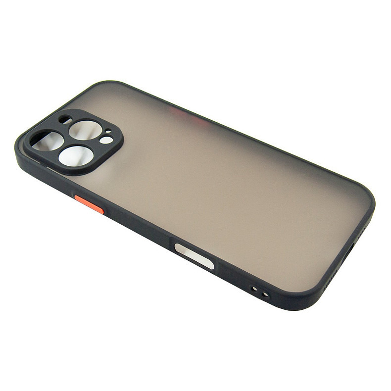 Чeхол-накладка Dengos Matt для Apple iPhone 16 Pro Max Black (DG-TPU-MATT-151)