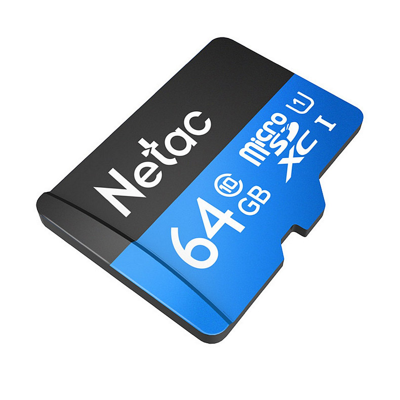 Карта пам'яті Netac microSD64GB C10 UHS-I R80MB/s + SD