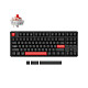 Клавиатура Keychron C3 Pro 87 Key K pro Red Switch Hot Swap RGB Black (C3PH1_KEYCHRON)