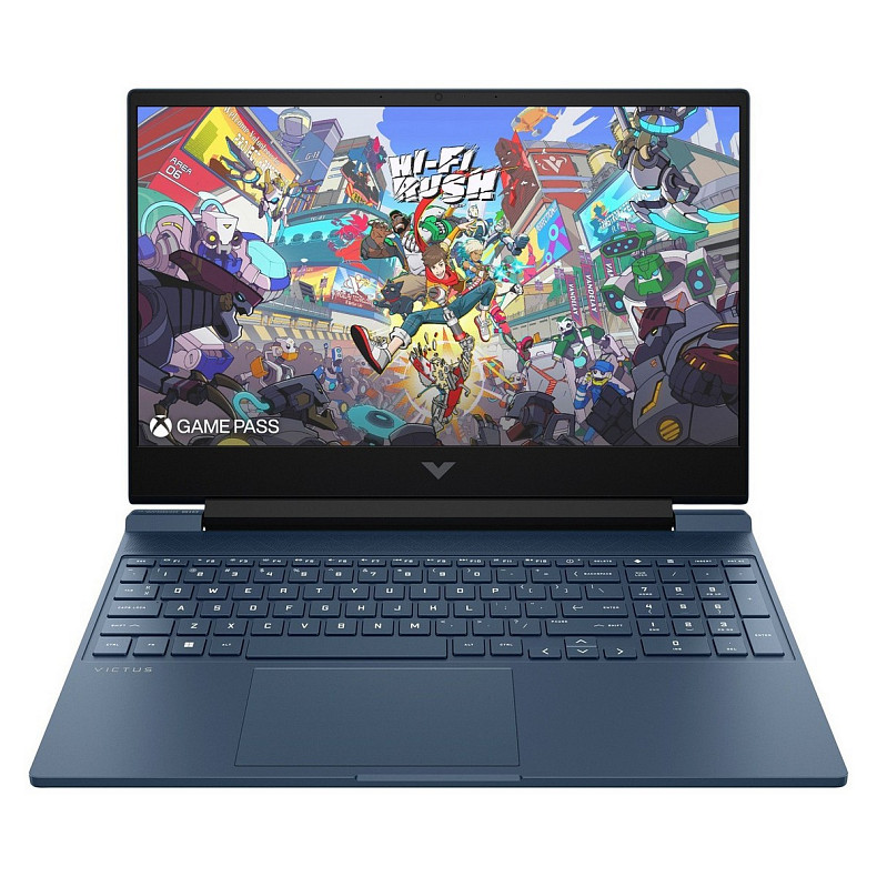 Ноутбук HP Victus 15-fb3046ru 15.6" FHD IPS AG, AMD AI 7350, 24GB, F1TB, NVD5060-8, DOS, синий
