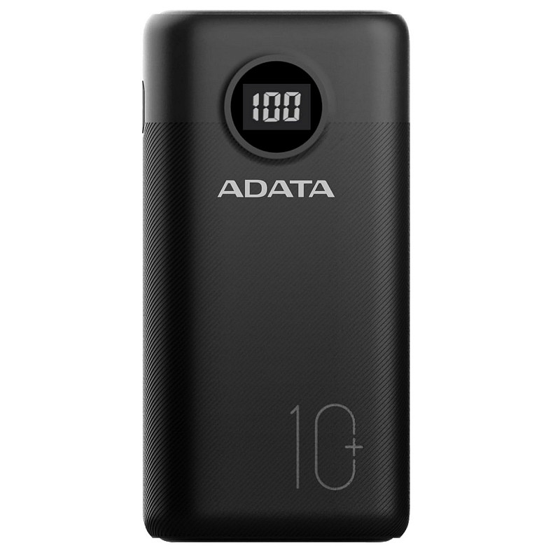 Універсальна мобільна батарея A-DATA P10000QCD 10000mAh Black (AP10000QCD-DGT-CBK)