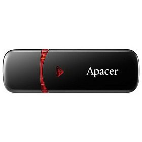 USB флеш-накопичувач Apacer 32GB USB 2.0 AH333 Black