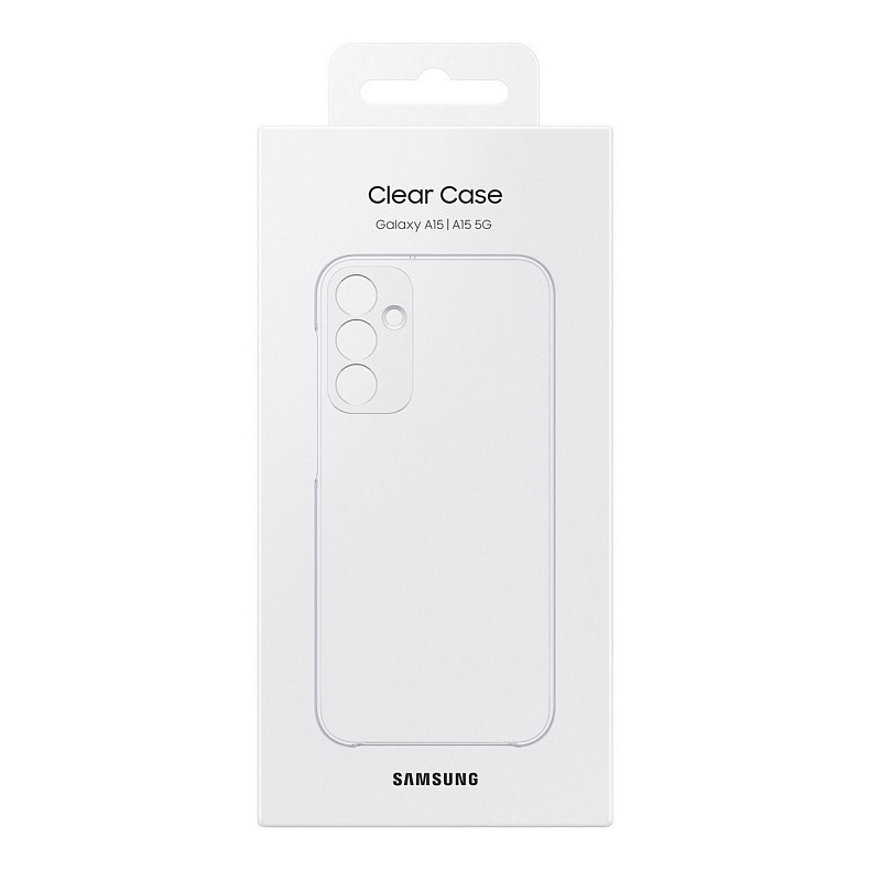 Чeхол-накладка Samsung Clear Cover для Samsung Galaxy A15 SM-A156 Transparent (EF-QA156CTEGWW)