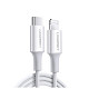 Кабель Ugreen US171 USB-C - Lightning, 1.5м, White (60748)