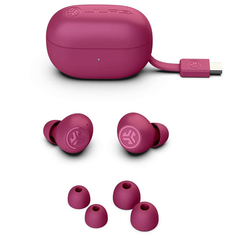 Навушники TWS Jlab Go Pop ANC Red (IEUEBGOANCRFUC124)