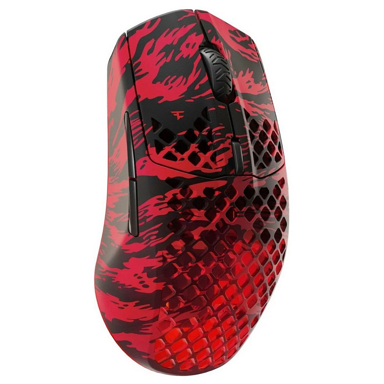 Мышь SteelSeries Aerox 3 Wireless, RGB, 18000dpi, 6кн, Faze Clan Edition