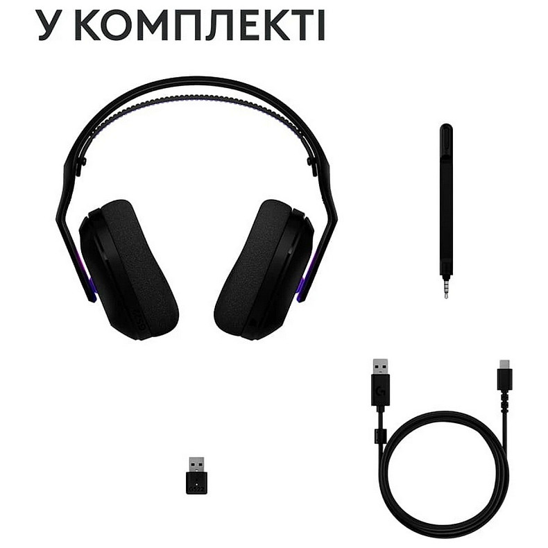 Гарнитура Logitech G522 LightSpeed Wireless Gaming Headset Black (981-001544)