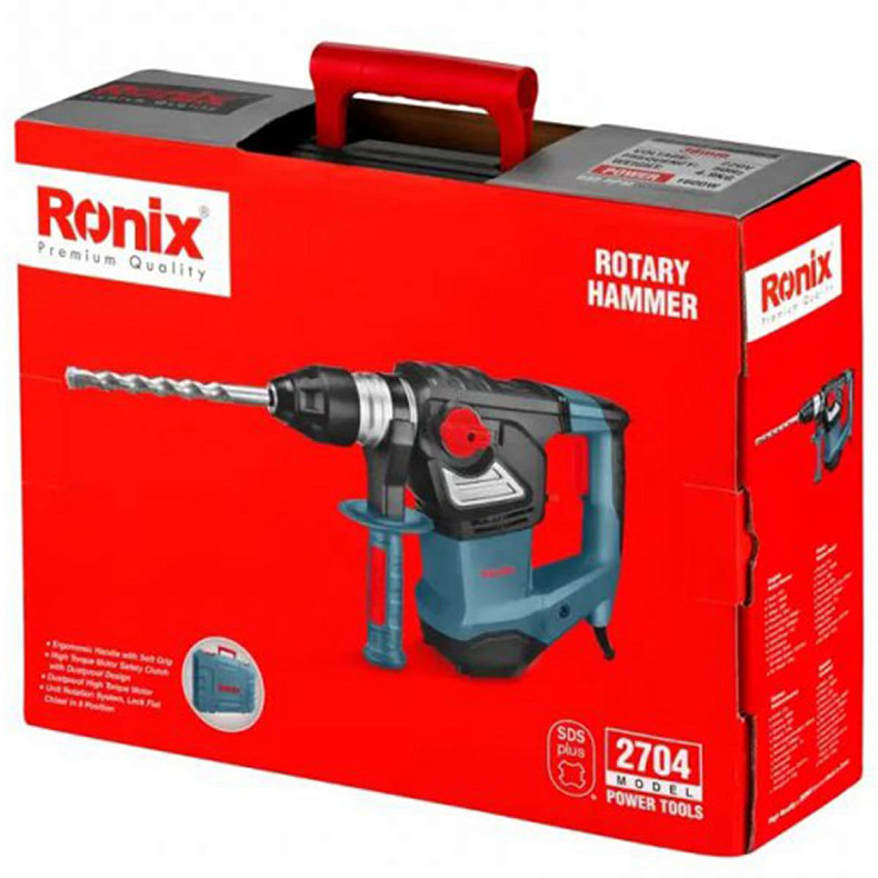 Перфоратор Ronix 1600Вт, 36мм (2704)