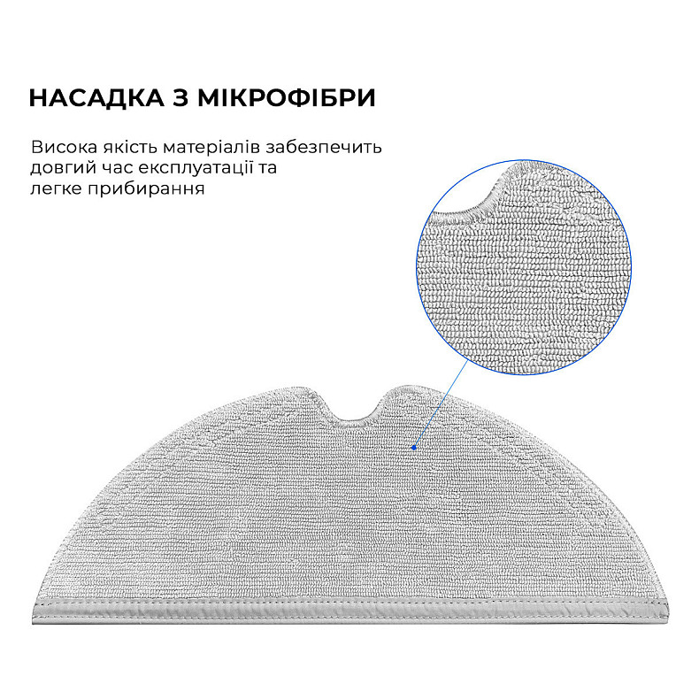 Чистящая ткань для пылесоса Dreame D9, D9 PRO, F9, D9 Max, L10 Pro 2 шт