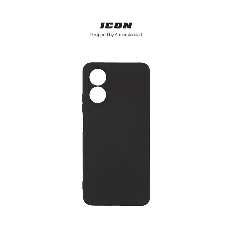 Чохол-накладка Armorstandart Icon для Oppo A17 4G Camera cover Black (ARM64847)