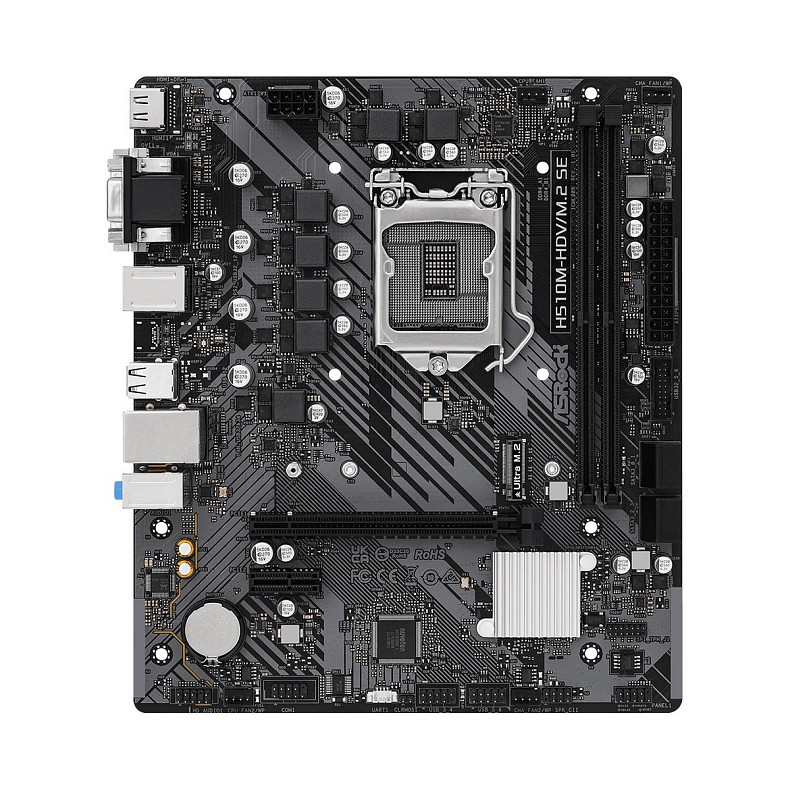 Материнская плата ASRock H510M-HDV/M.2 SE Socket 1200