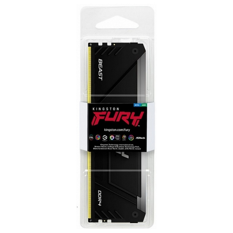 ОЗП Kingston FURY Beast RGB DDR4 8GB 3600 (KF436C17BB2A/8)